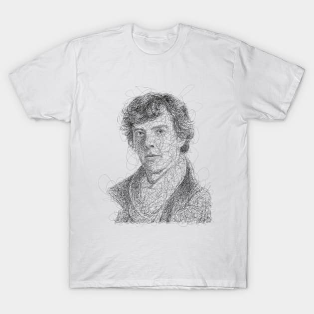 Benedict Cumberbatch T-Shirt by Draw Drew Drawn